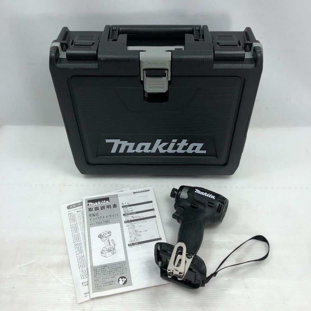 MAKITA マキタ 電動工具 インパクトドライバ 本体とケースのみ TD173D ブラック