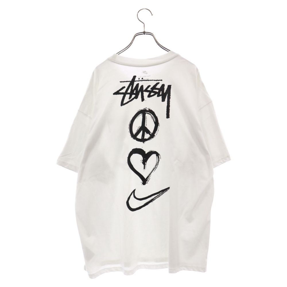 NIKE (ナイキ) ×STUSSY M NRG RA SS PEACE LOVE SWOOSH TEE NIKE (ナイキ) ×STUSSY M NRG RA SS PEACE LOVE SWOOSH TEE