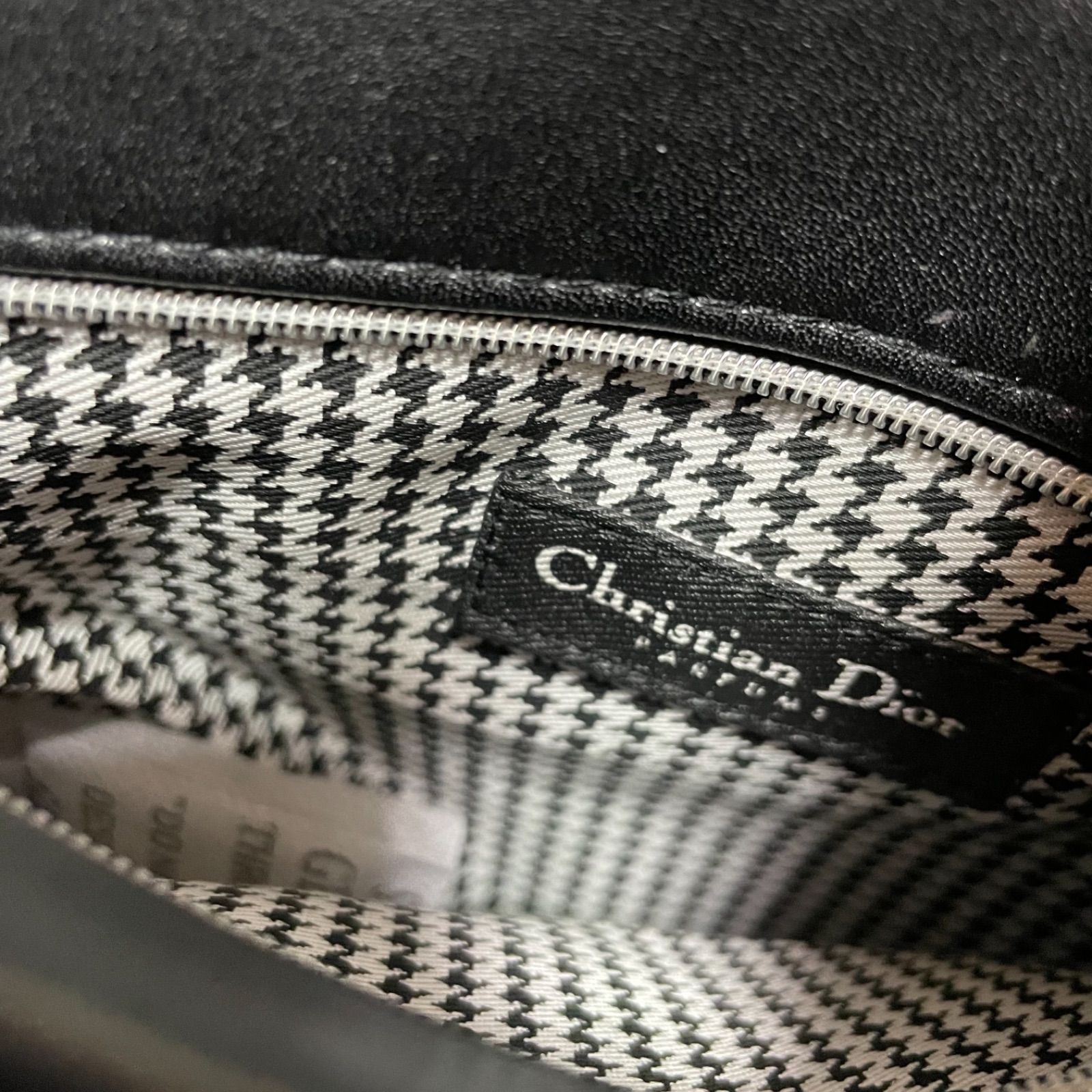 Diorニュールックアトリエ限定ノベルティ 千鳥格子柄ポーチ - メルカリ