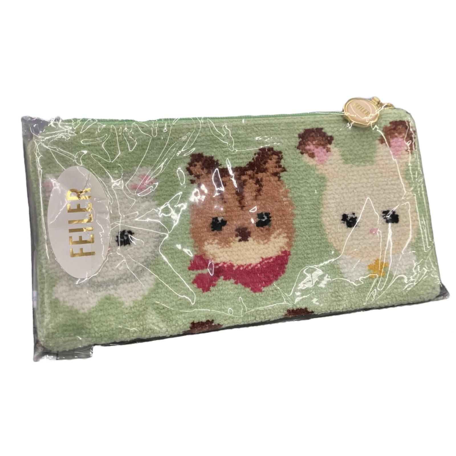 186001 FEILER フェイラー ポーチ グリーン シルバニアファミリー