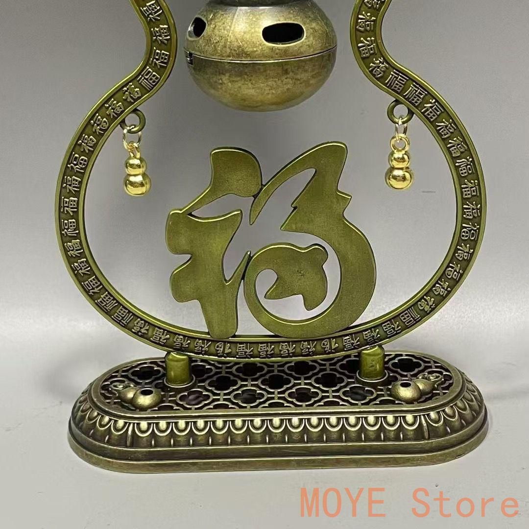 置物 香炉 福禄瓢?弔り香炉 茶室 机 薫る香炉 香道具 装飾品 工芸