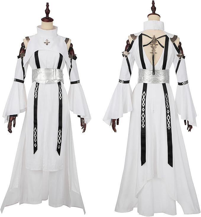 FF14 コスプレ衣装 FF XIV ホワイト アスフォデロース?ヒーラーキトン コスプレ 大きいサイズ Asphodelos Chiton of Healing ハロウィーン
