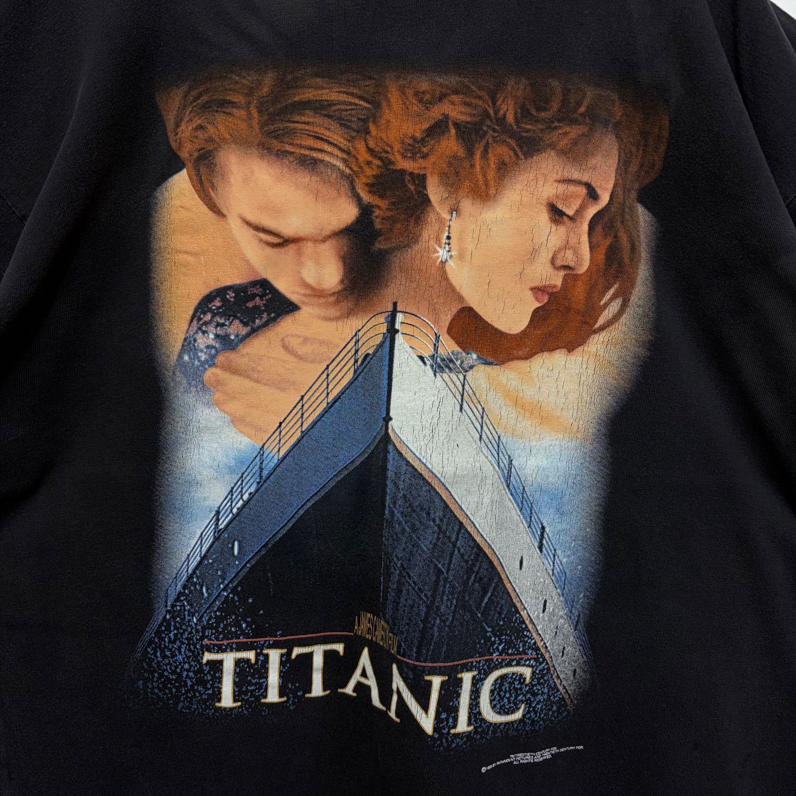90s タイタニック ムービー Tシャツ USA製 90s vintage TITANIC Print 