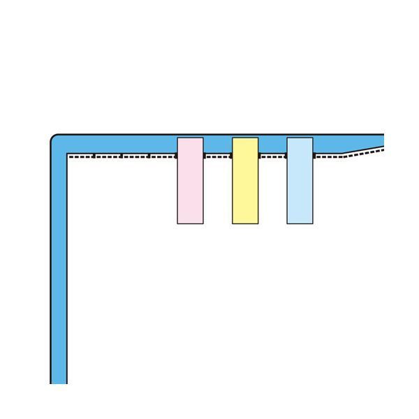 リヒトラブ CUBE FIZZクリヤーブック(サイドベンツ) A4タテ(見開きA3