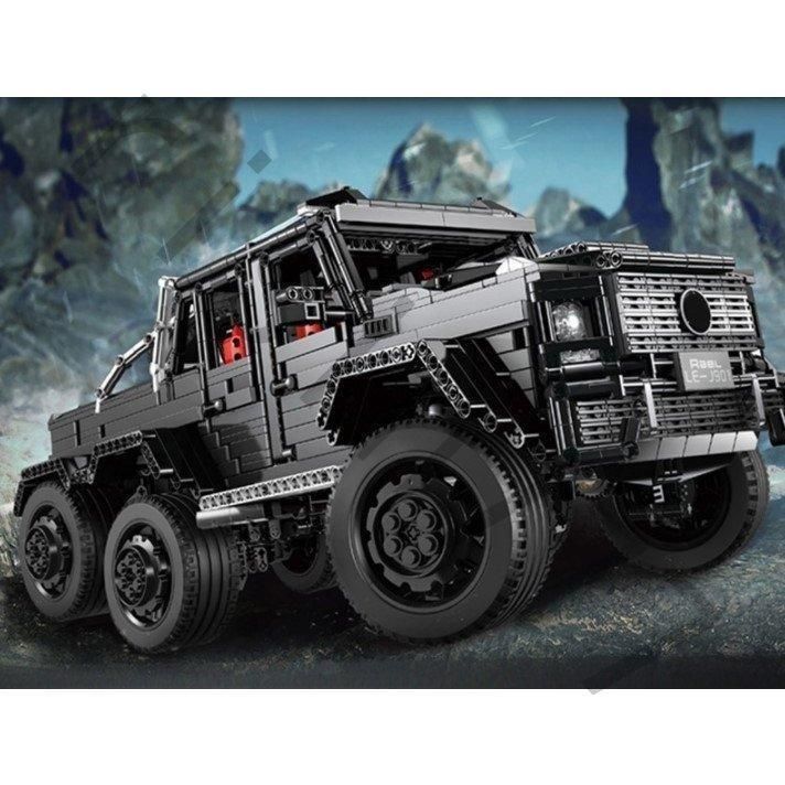 ブロックブロック互換品 ランドクルーザー G63 AMG 6X6 ブラック MOC