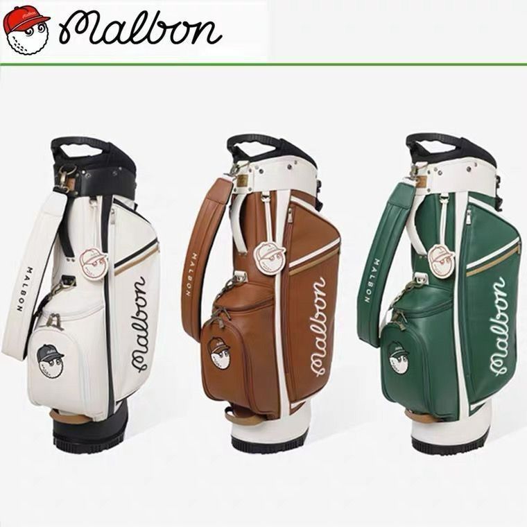 超人気☆Malbon Golf マルボン ゴルフ キャディバッグ ホワイト
