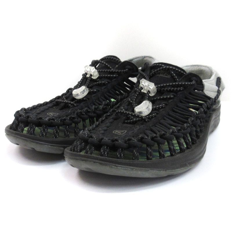 キーン KEEN ユニーク UNEEK サンダル ドローコード レースアップ 1020777 黒 ブラック 25.5cm