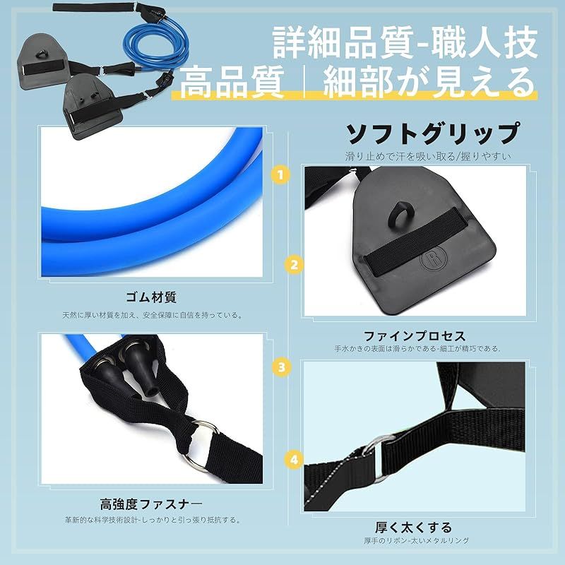 Amazon.co.jp: 水泳用 トレーニングチューブ 男女兼用