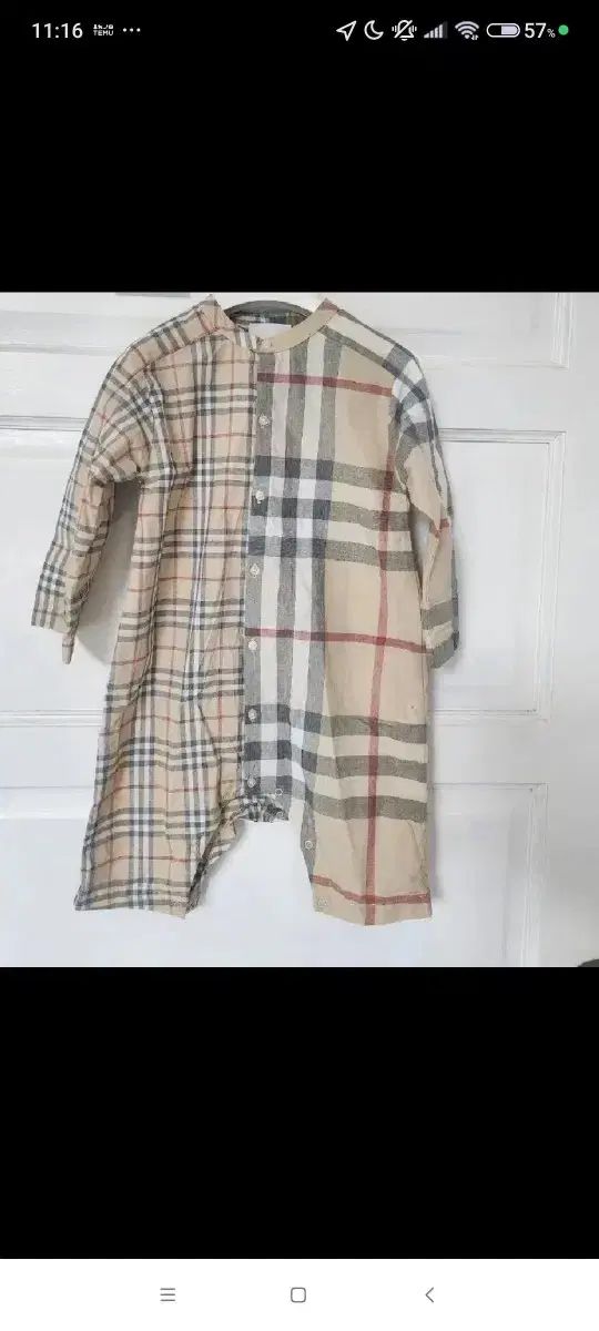 BURBERRY バーバリー 宇宙服をチェック 18M