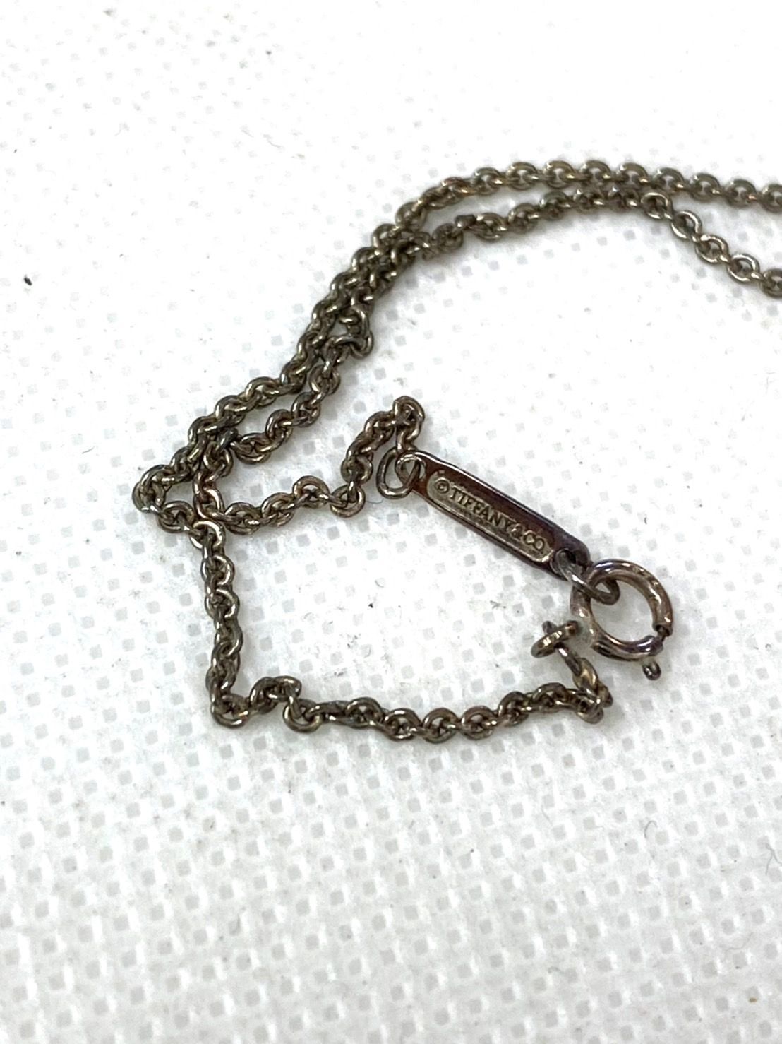 Tiffany & Co. 美品✨ アトラス キューブ型 ネックレス イタリア製 TIFFANY&Co ティファニー ネックレス アトラス キューブ 正方形