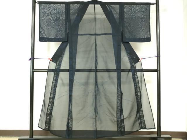 未使用　紋紗　夏着物　小紋　七宝　ますいわ屋 平和屋着物＊夏物 小紋 紗 幾何学文 正絹 逸品 AAAZ1172fy 平和