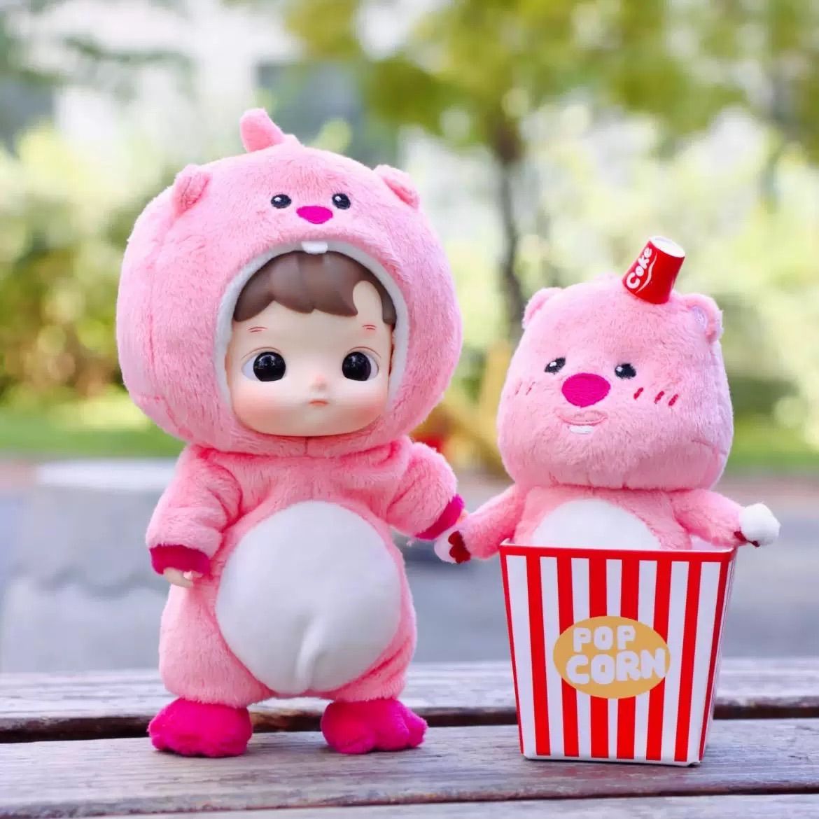 韓国 IP LOOPY x POPMART ポップマート 1|12 BJD特殊体 Doll ドール 人形 人偶 置物 モデル ｜HACIPUPU｜LOOPY｜高さ 14cm pink 1点