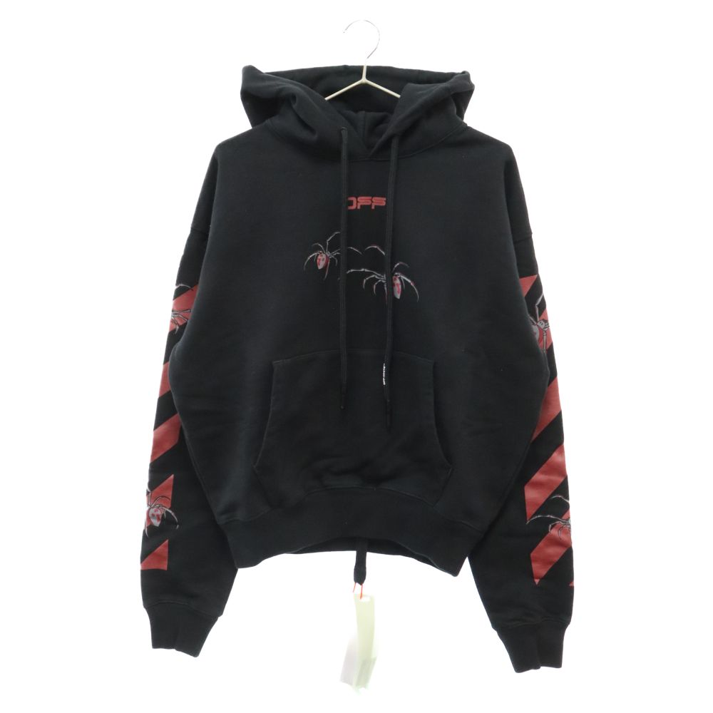 OFF-WHITE (オフホワイト) Spider Print Logo Hoodie OMBB037S20E30001 