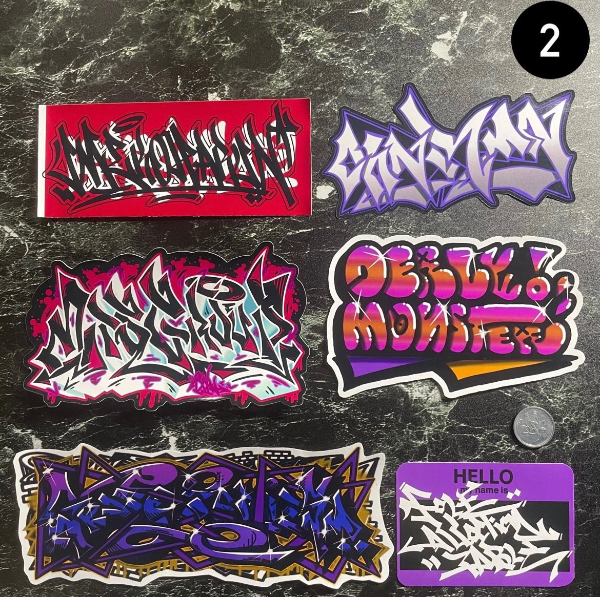 グラフィティ ステッカー セット 2 graffiti - メルカリ