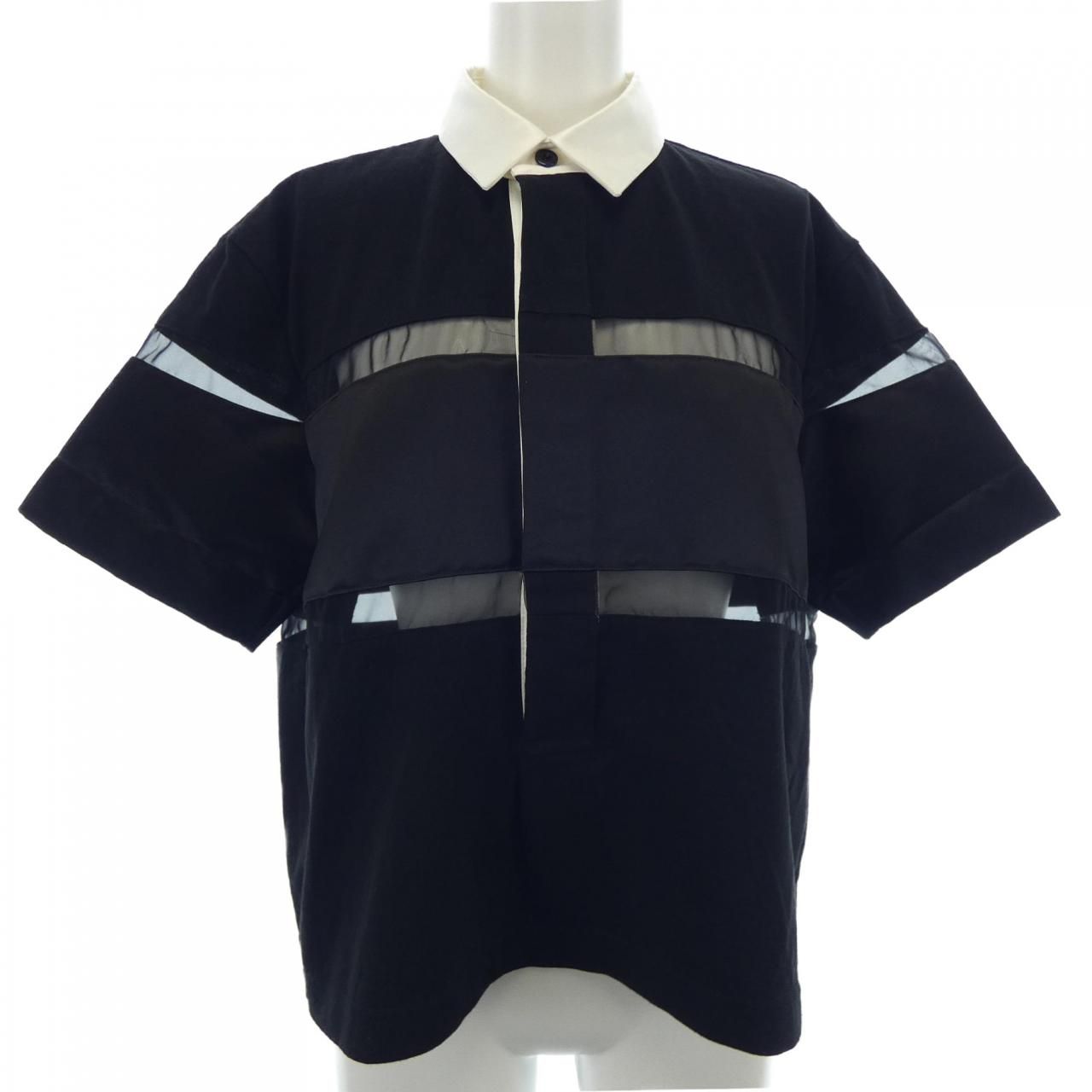 Sacai 未発売サンプル オーバーサイズ ポロベスト ポロシャツ シルバー 8001000959710_1.jpg?v=