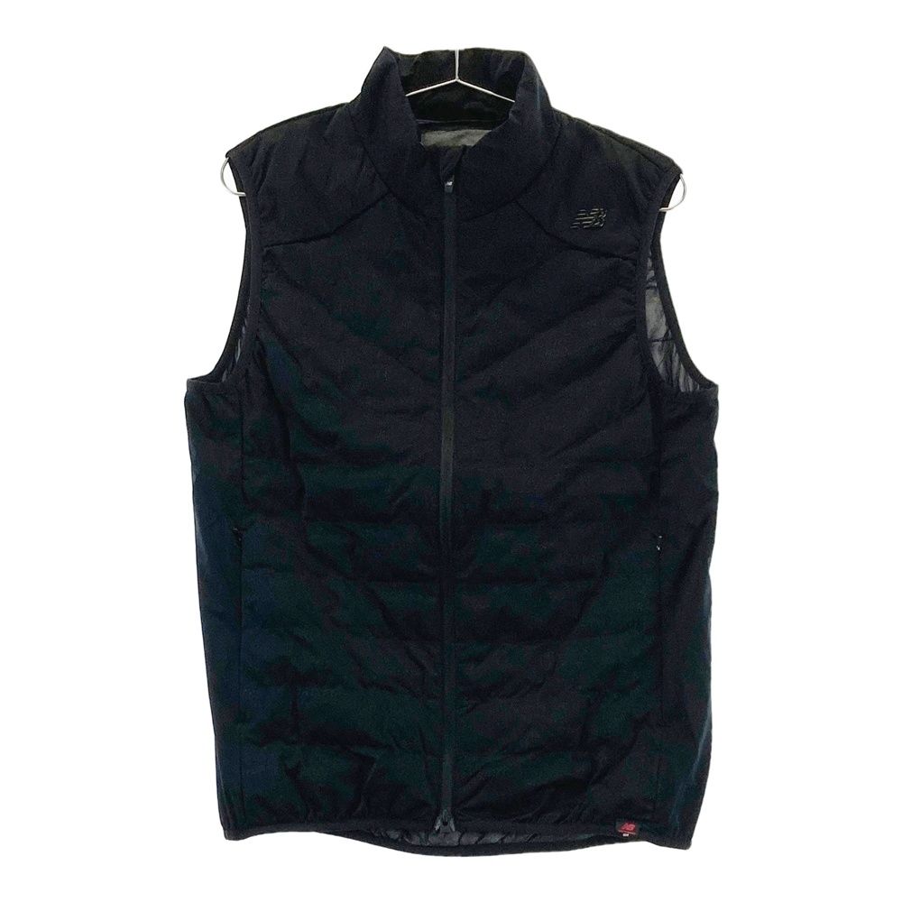 サイズ 4 NEW BALANCE GOLF ニューバランス 中綿ベスト 総柄 ブラック系 240101434006 ゴルフウェア メンズ ストスト