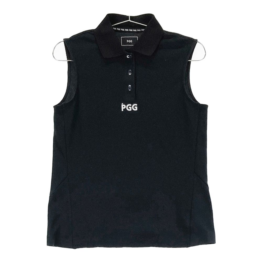 PGG パーリーゲイツ ノースリーブ ポロシャツ 00 PEARLY GATES サイズ：0 PGG PEARLY GATES パーリーゲイツ ノースリーブポロシャツ