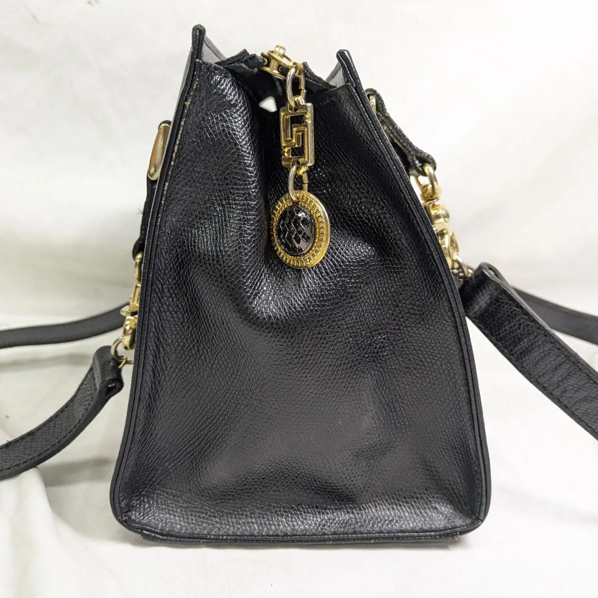 良品 VERSACE オールド ヴェルサーチ ハンドバッグ ショルダーバッグ 