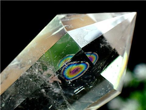 ハーキマー水晶 AAA級☆高透明度天然多面体ハーキマーダイヤモンド水晶六角柱