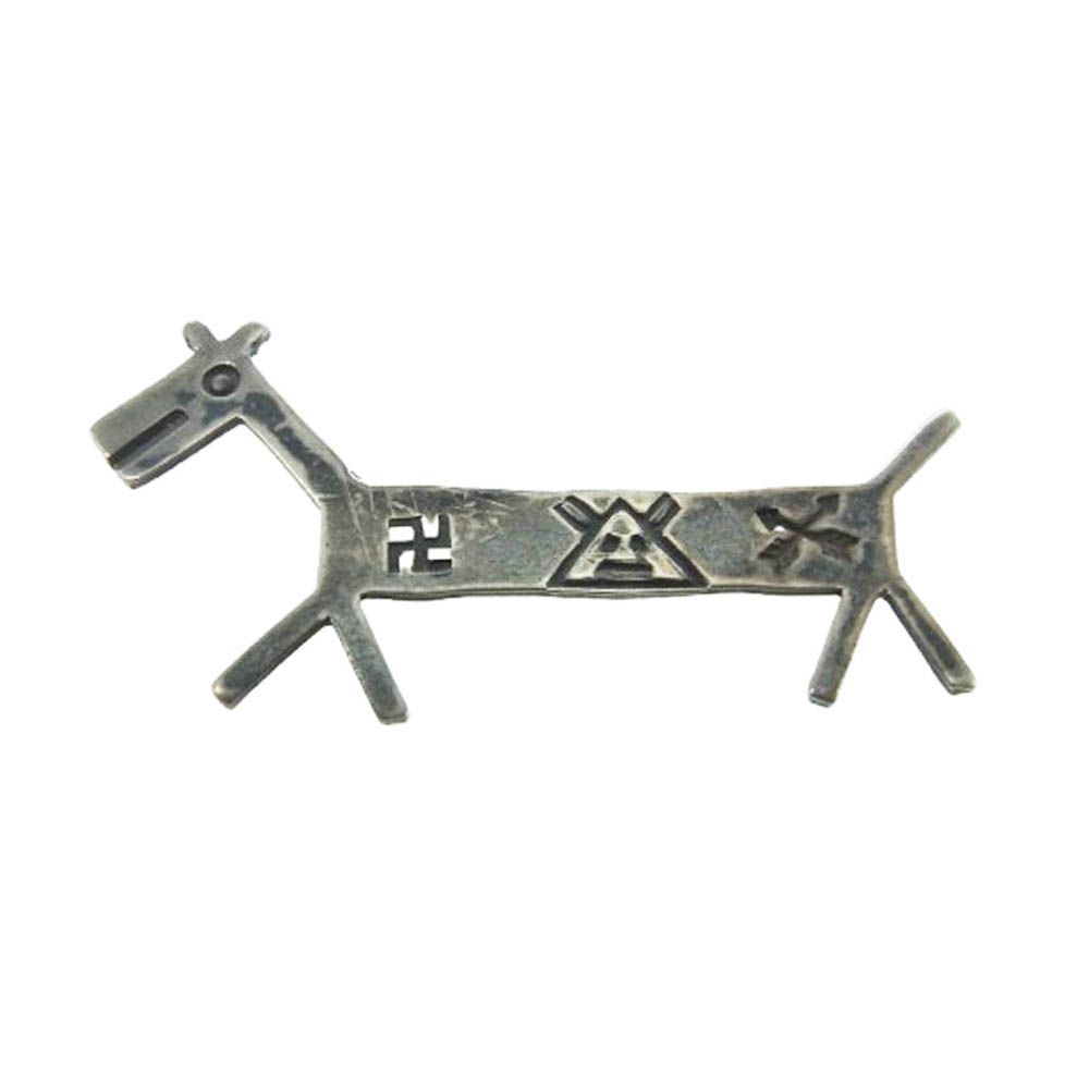 ナバホ族 Navajo アーティスト不明 Whirling Log Horse ワーリングログ