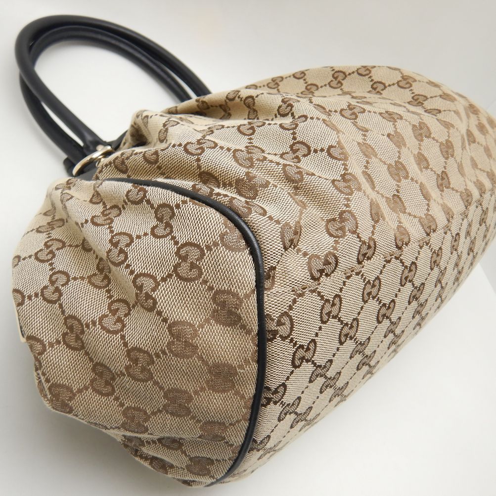 GUCCI グッチ 223974 トートバッグ スーキー GGキャンバス × レザー  