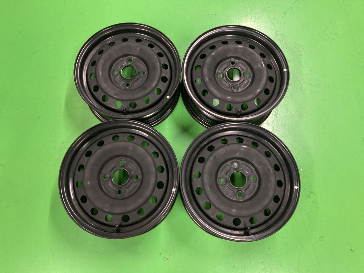 トヨタ M700A M710A パッソ 純正 14インチスチールホイール 4本SET 5.0J 35 4H 100 54φ M700S ブーン M900 タンク ルーミー トール