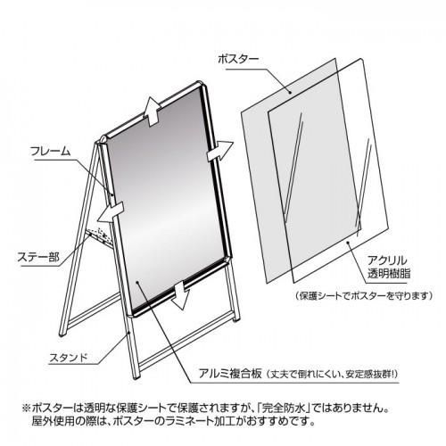 ポスター差替え式