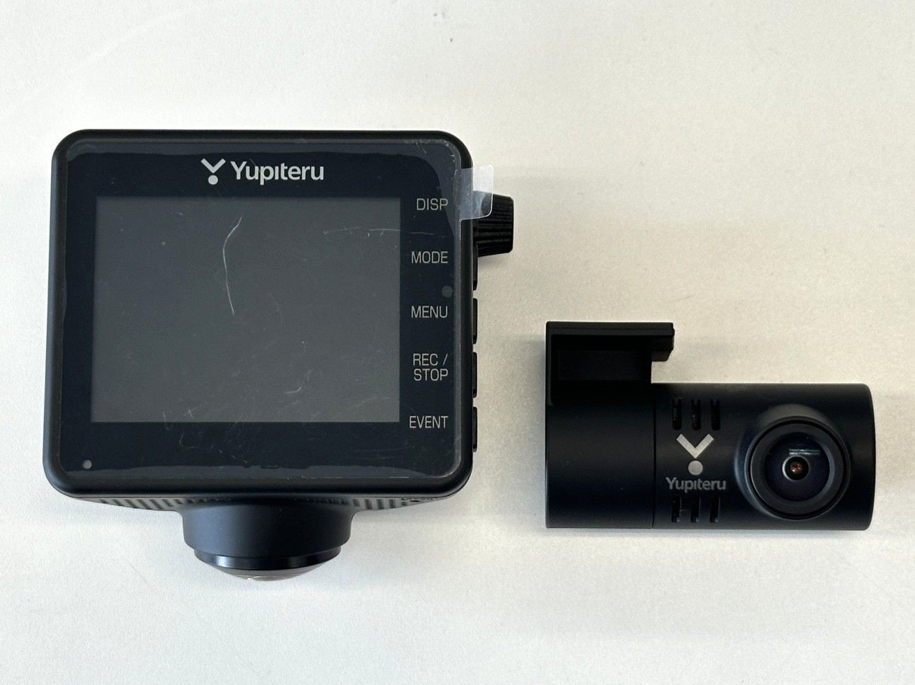 ユピテル Yupiteru ZQ-30R ドライブレコーダー ドラレコ DR ダッシュカム モニター付き フロント リア セット 品 本体のみ 配線なし 動作 済み 現状品 ⑤
