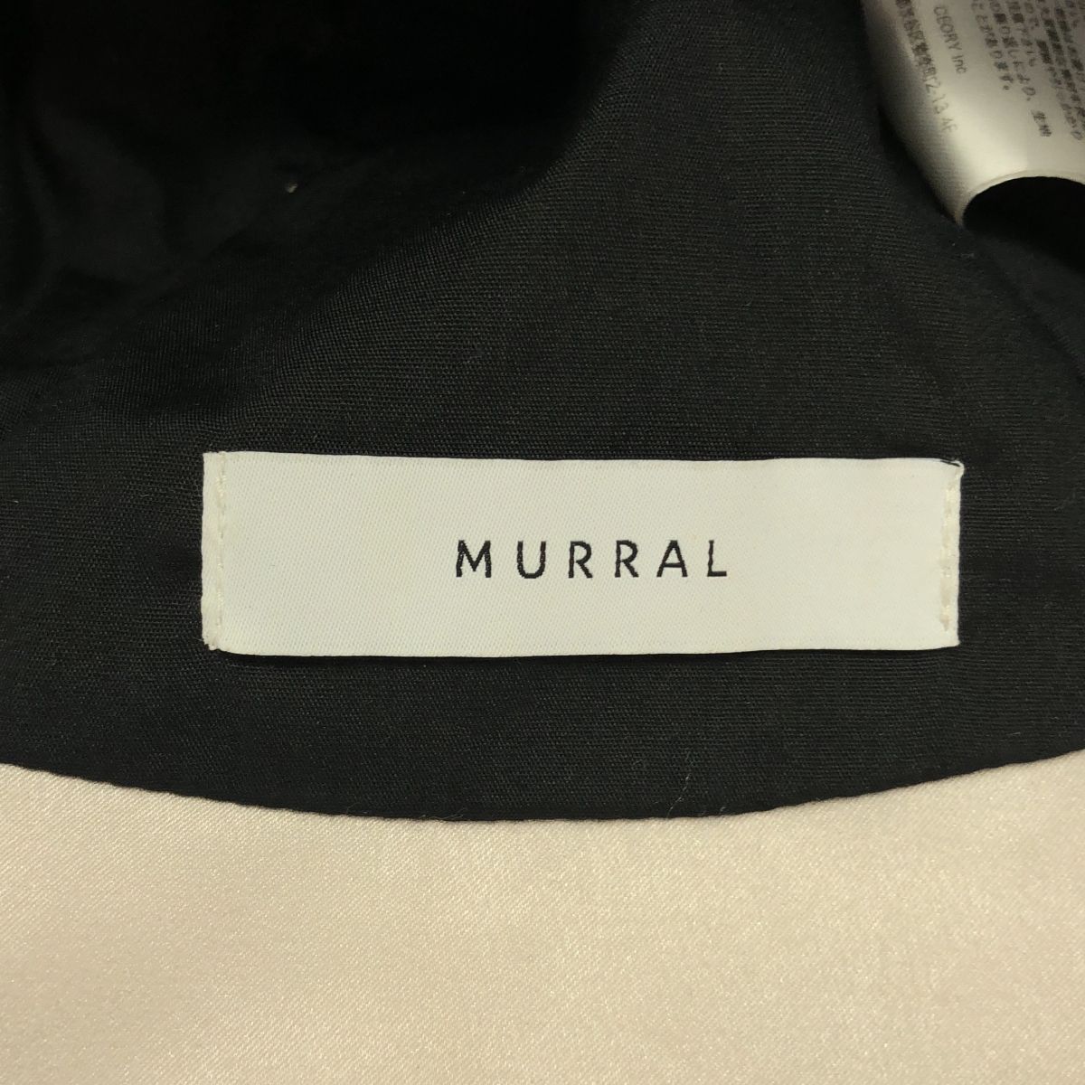 MURRAL バケットハット　エンブロイダリー MURRAL バケットハット エンブロイダリー MURRAL bucket hat