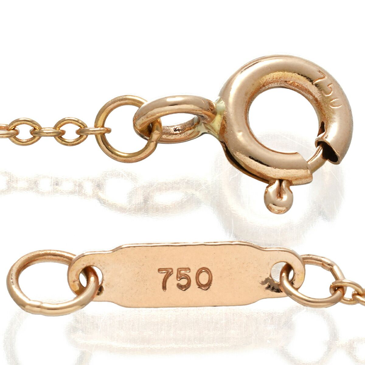 ティファニー オーバルキーネックレス K18 TIFFANY&Co. 中古 