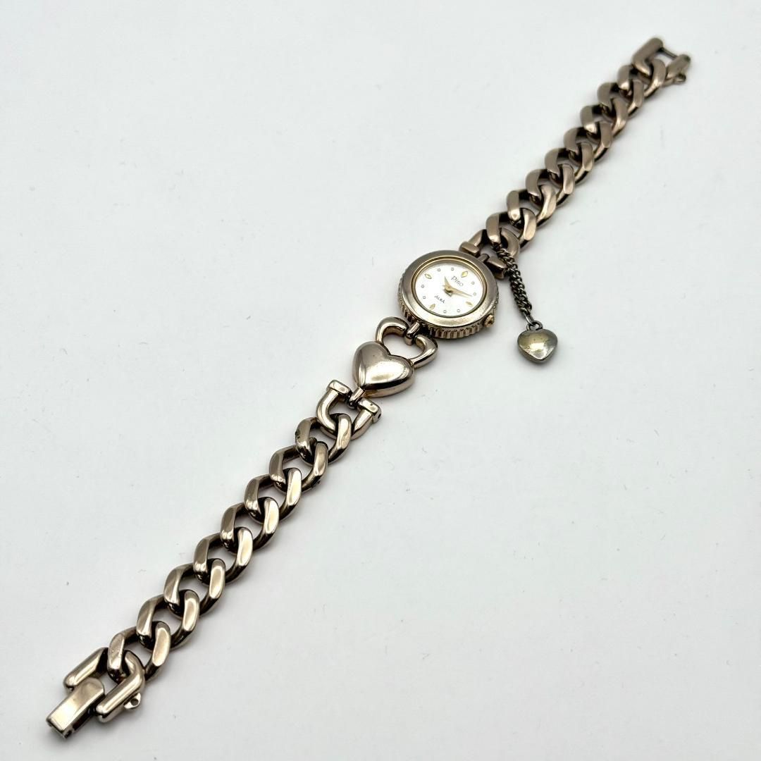 C058【電池交換済】SEIKO ALBA セイコー アルバ ゴールドカラー