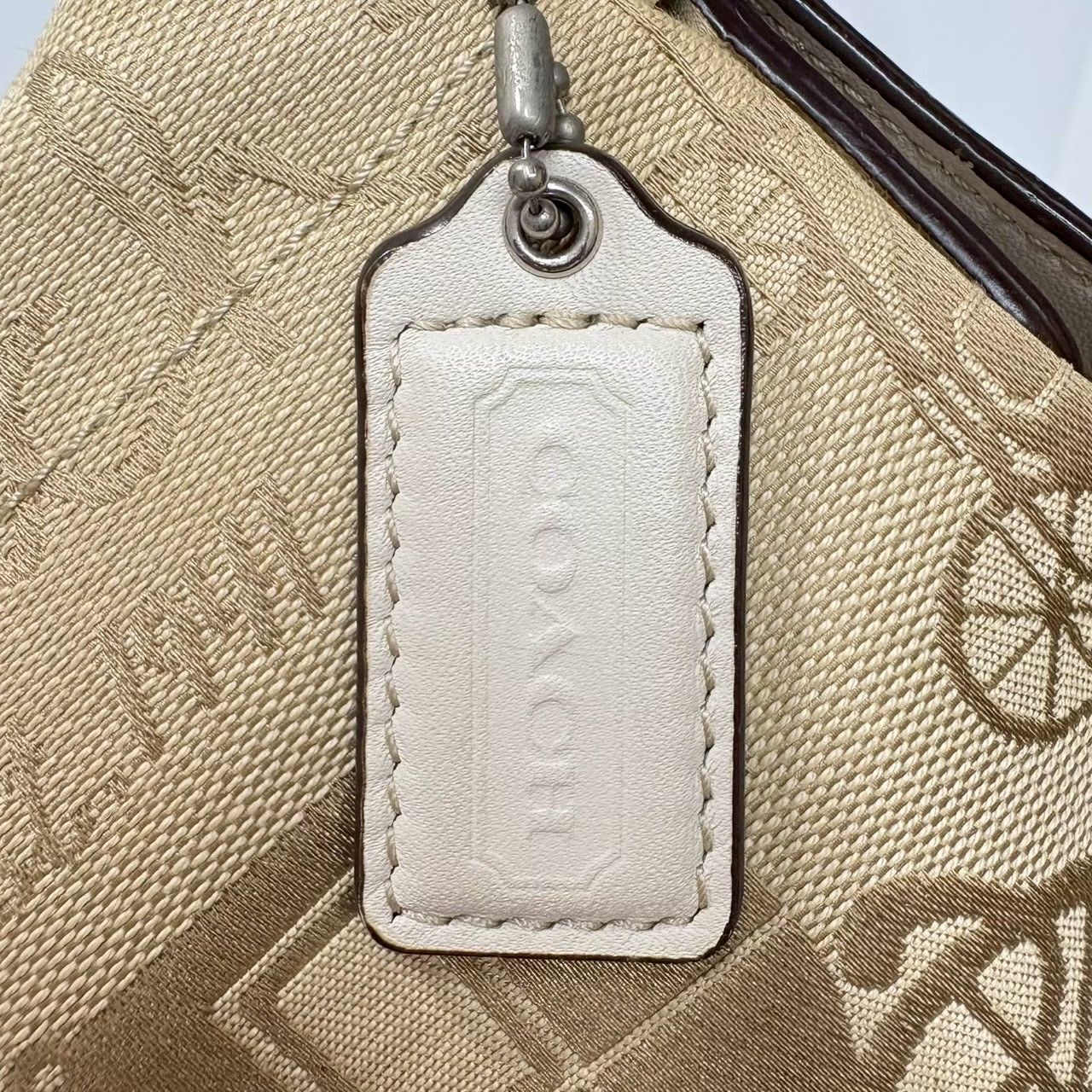 ☆M4 COACH コーチ F15070 ショルダーバッグ キャンバス ホースアンド 