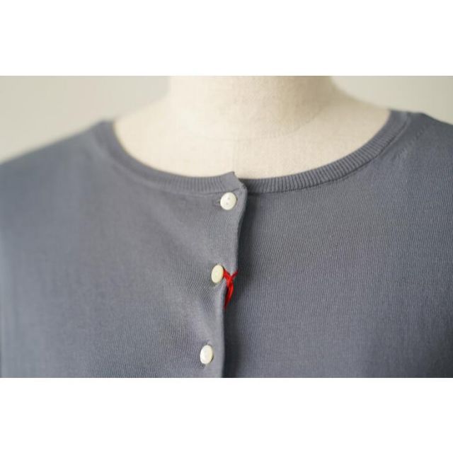 STAMP AND DIARY | 2wayワイド カーディガン長袖 (blue gray
