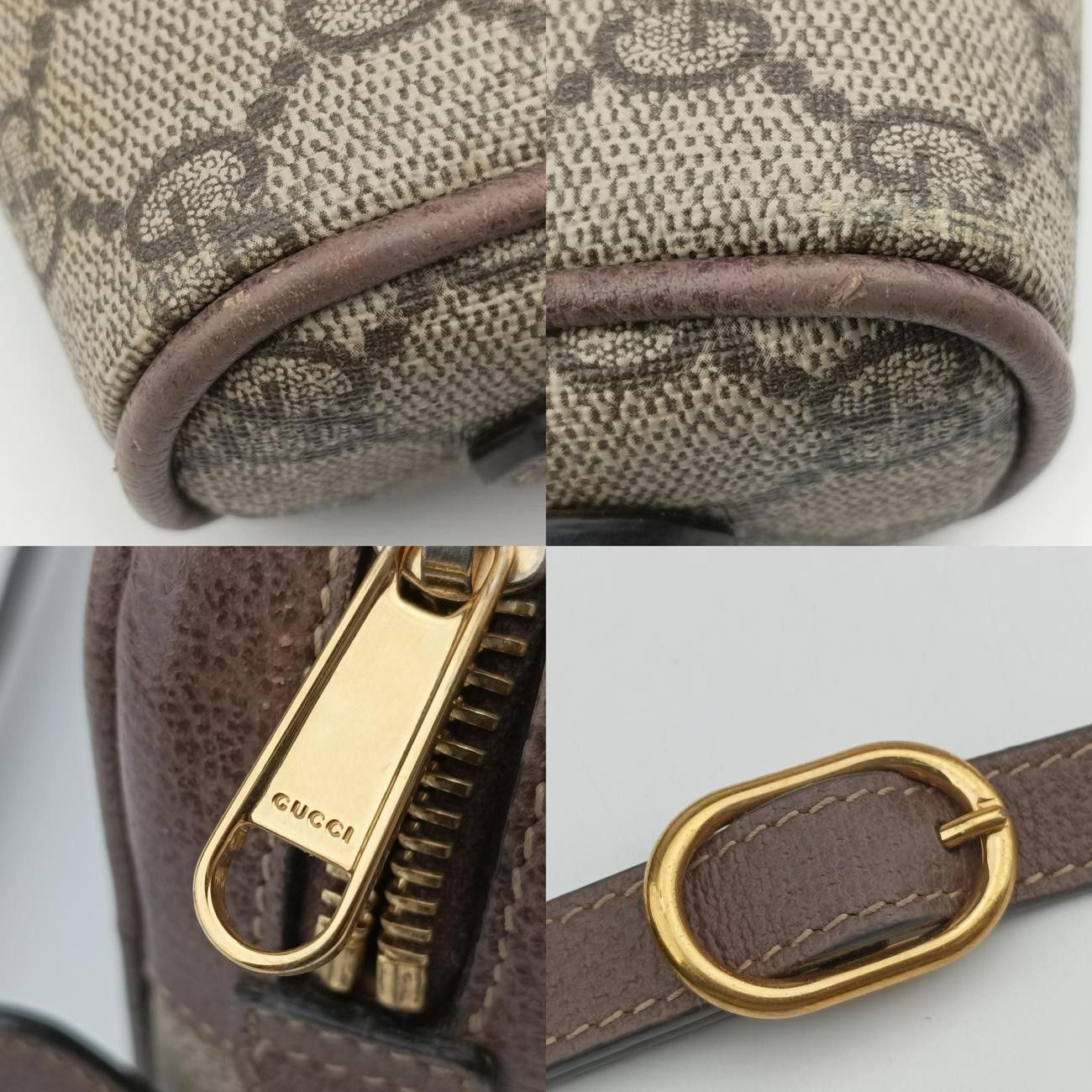グッチGucciオフィディアブラウンPVCコーティングキャンバス517350