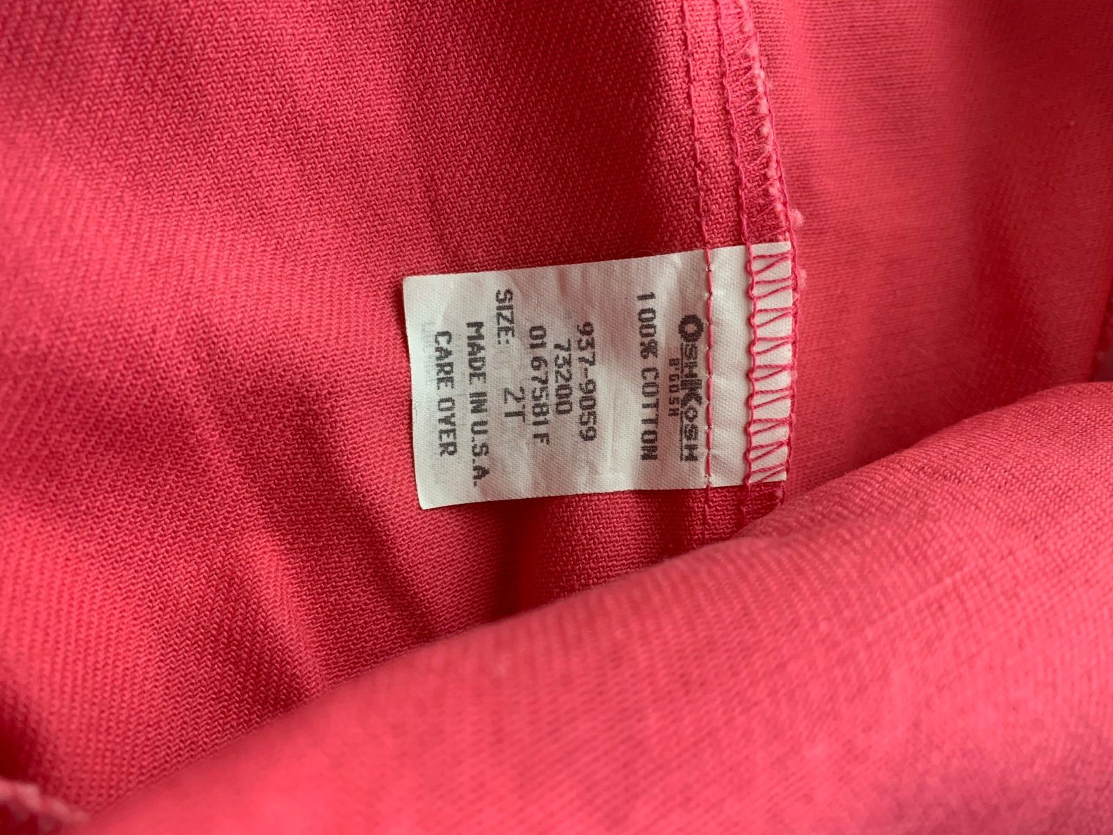 新品 ピンクタグ オシュコシュ ジャンパースカート ピンク アメリカ  