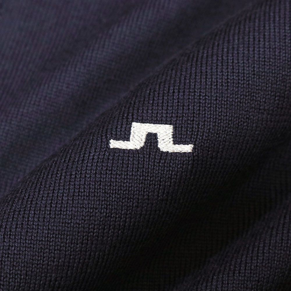 秋冬 J.LINDEBERG 50 XL サイズ ハーフジップニット 071-19910 メリノウール セーター 長袖 ロゴ シンプル ゴルフ メンズ 紳士 ジェイリンドバーグ 紺 ネイビー mc147 WHITEMONARCHHOTEL_COM