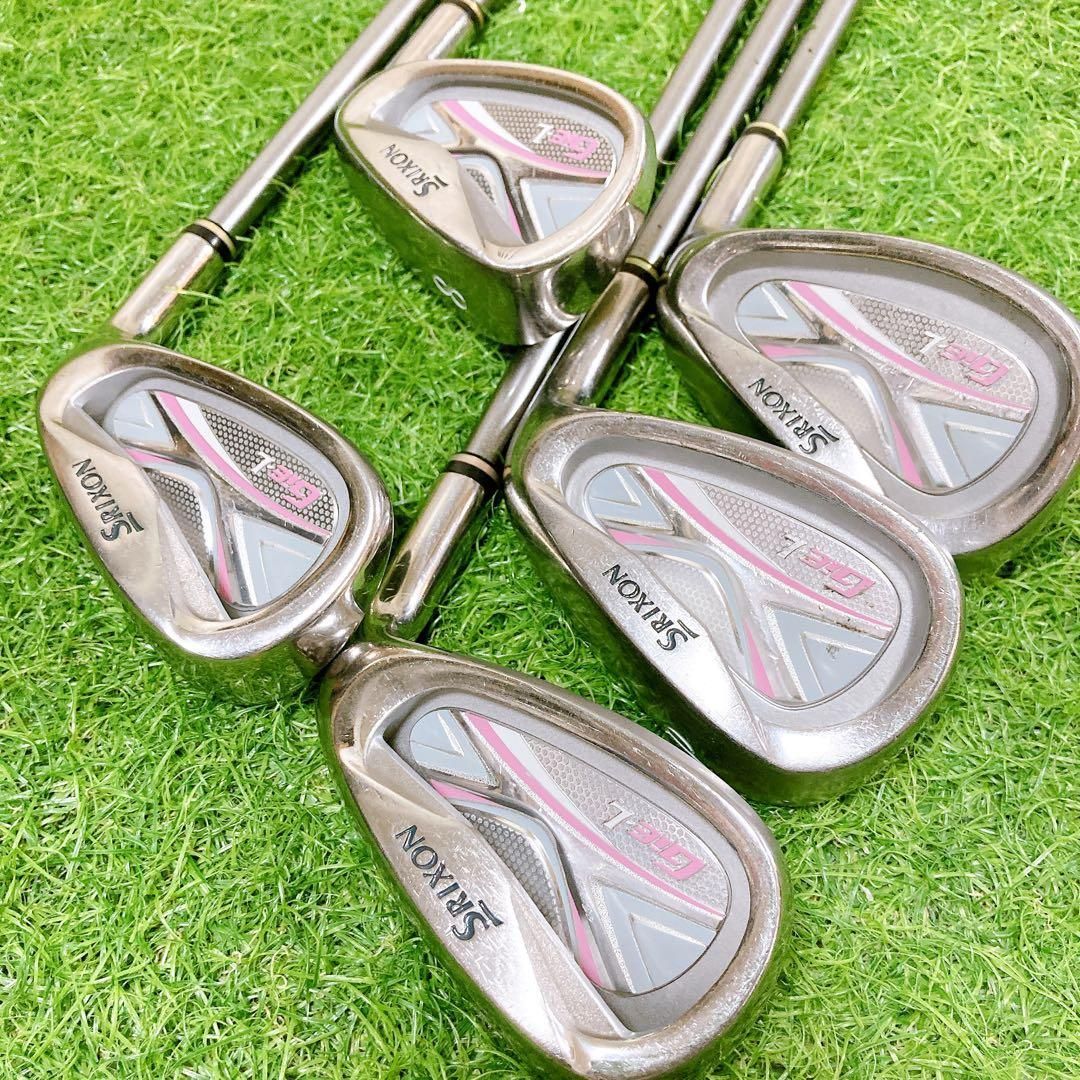 バックなし スリクソン レディースセット ゴルフクラブ