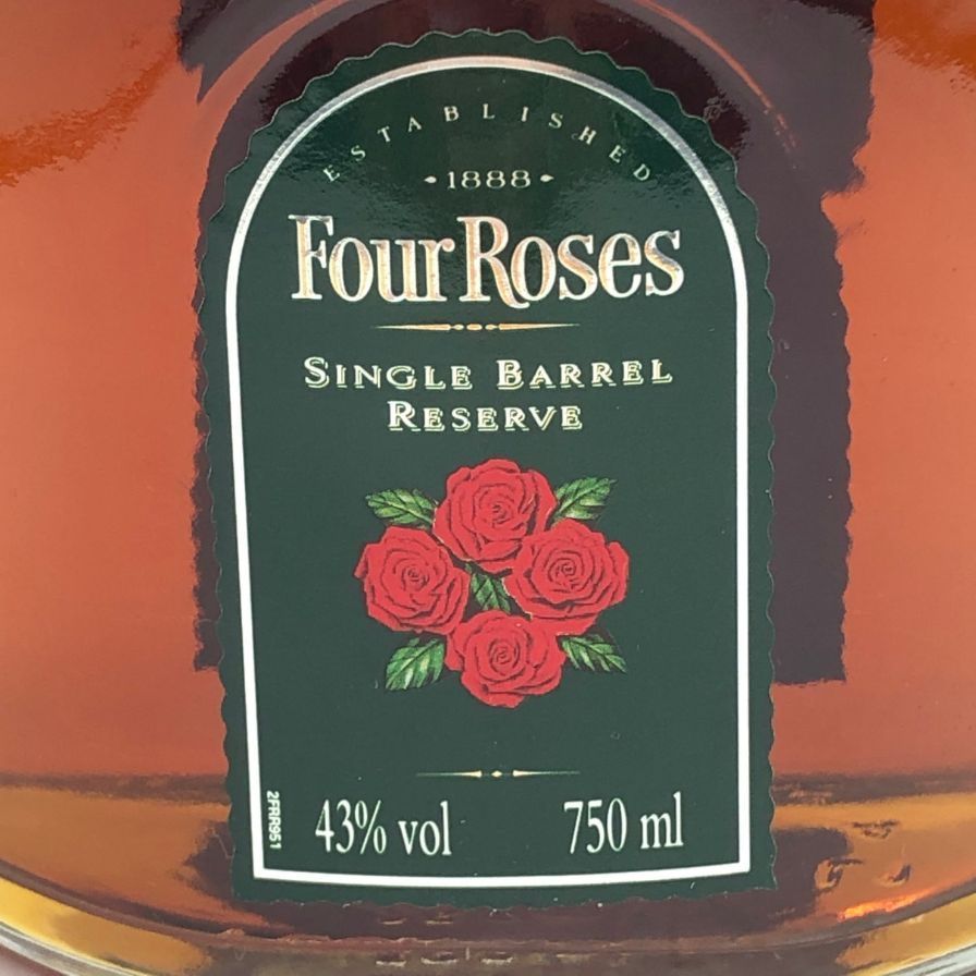 【未開栓】フォアローゼズ シングルバレルリザーブ　750ml fit=scale-down,w=1200