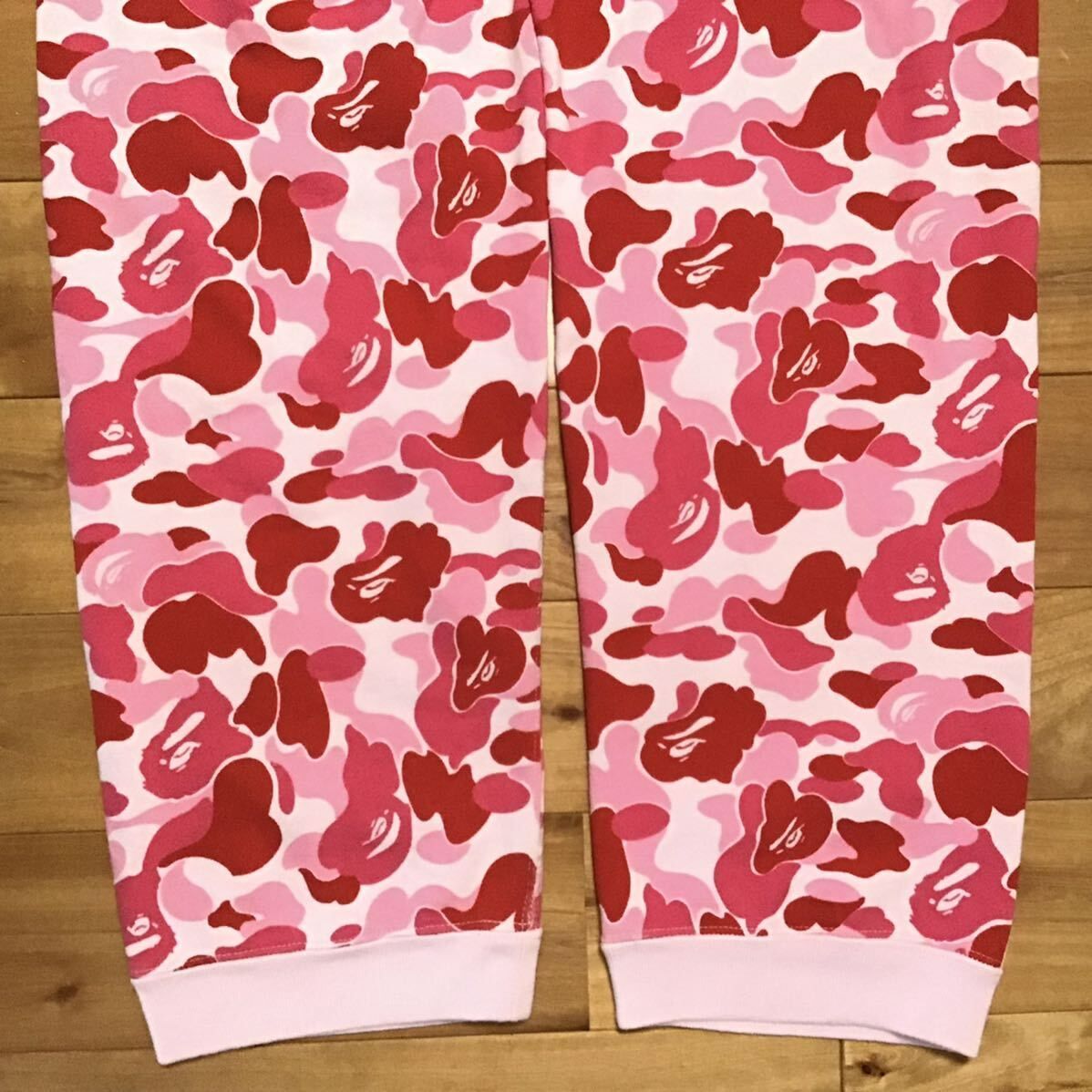 ABC camo Pink Crystal Stone Sweat Pants Lサイズ a bathing ape BAPE 