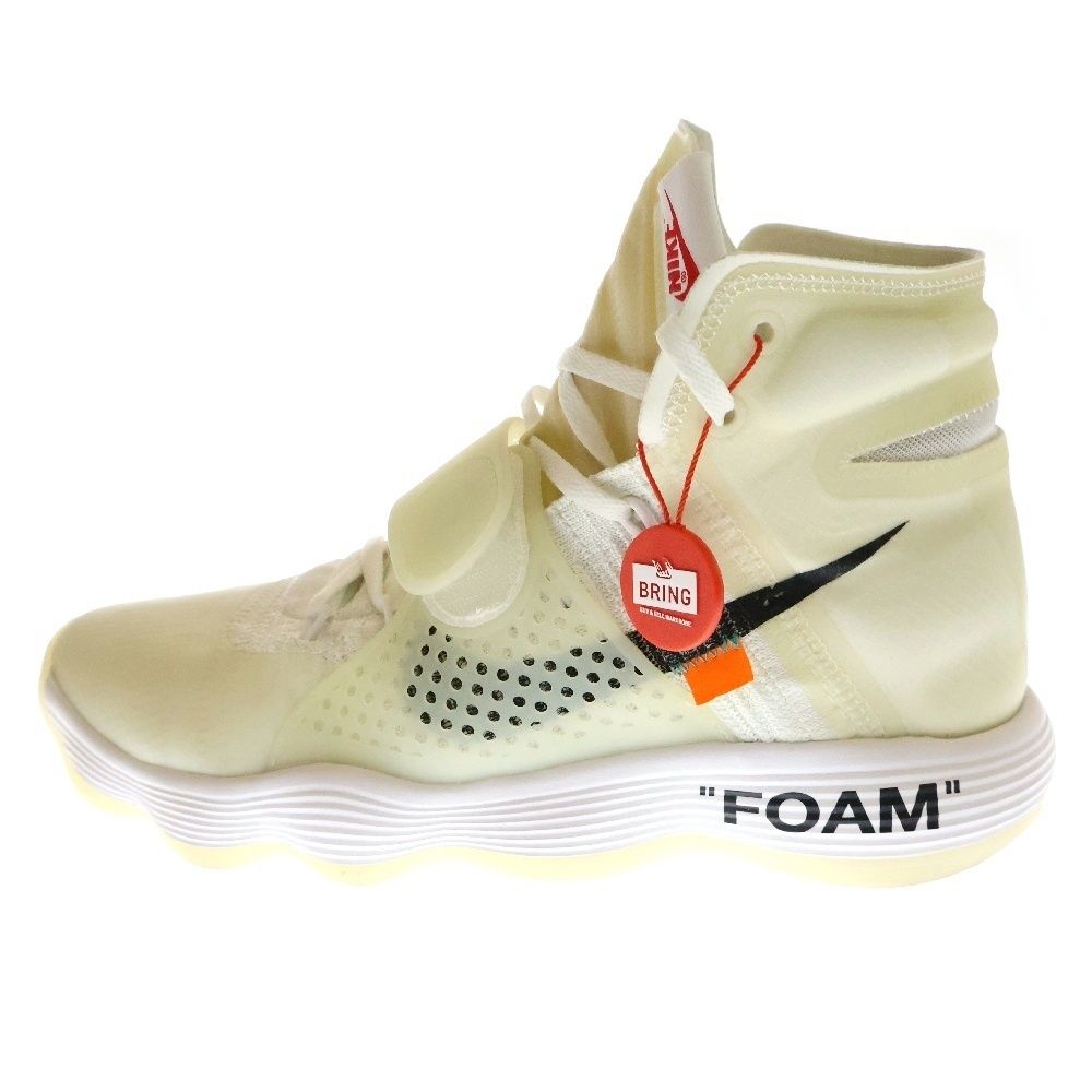 NIKE (ナイキ) ×OFFWHITE THE 10 HYPERDUNK 2017 FK オフホワイト