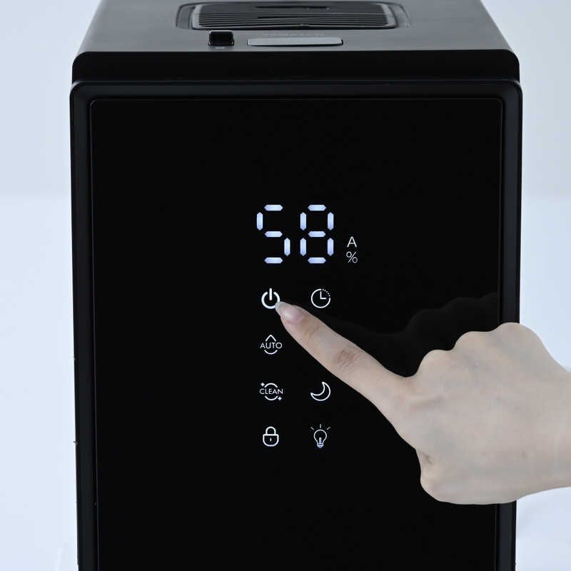 未開梱 ヤマゼン 上部給水スチーム式加湿器 マイコン式 YAMAZEN スチーム式 KSF-S34-B WWW_KANDAIZUMI_COM