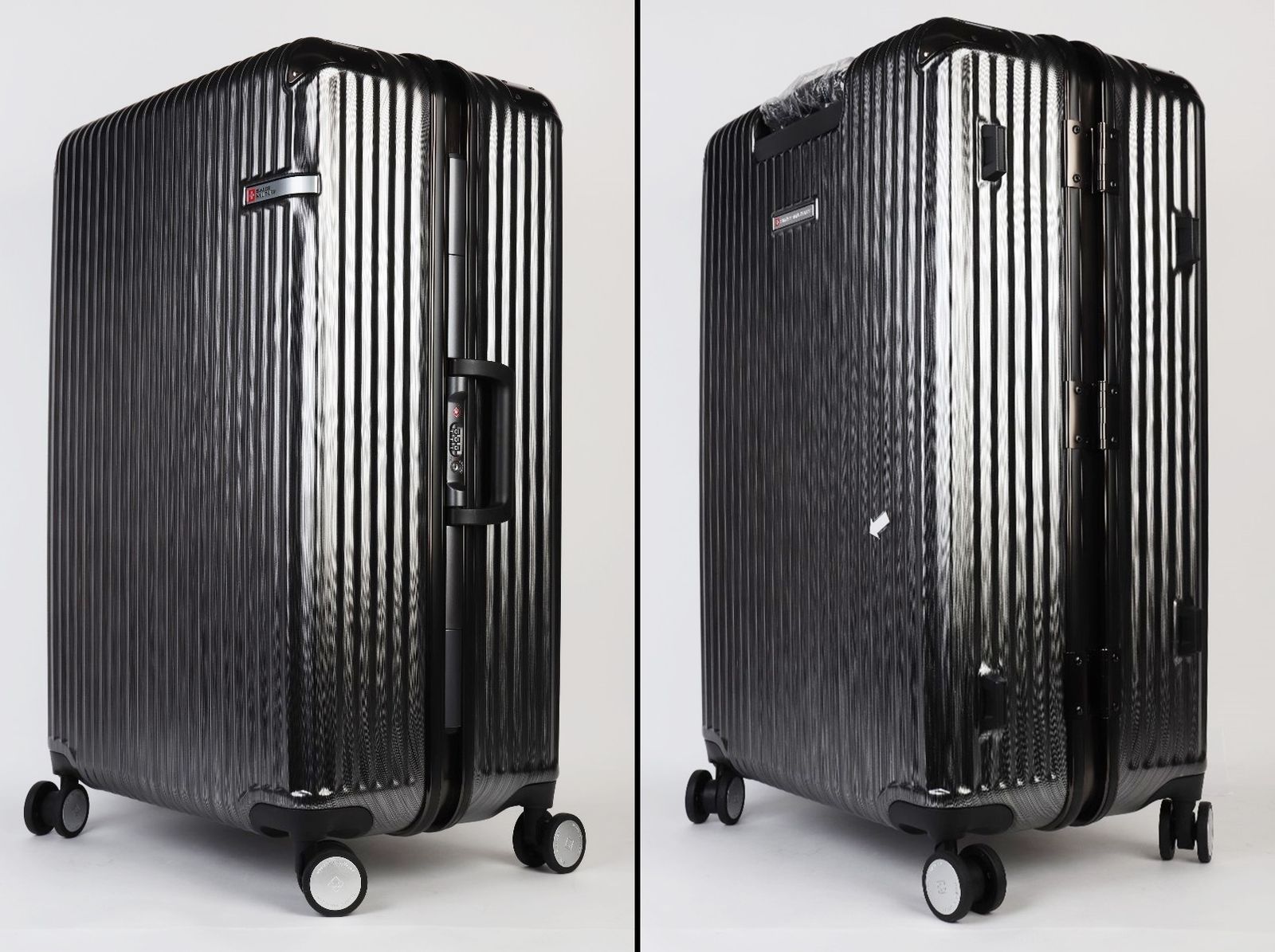 スイスミリタリー SM-I828 28in スーツケース 105L チタン TSAロック