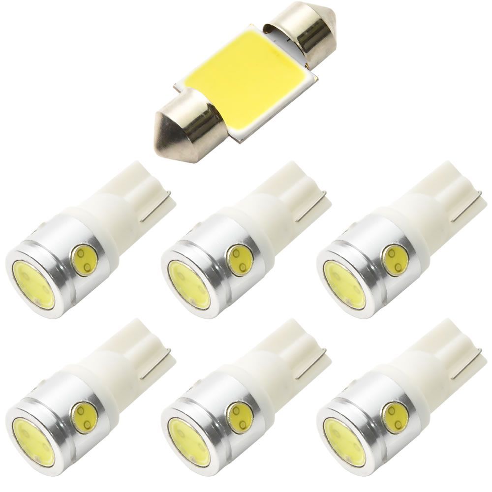 ACR50W ACR55W GSR50W GSR55W エスティマアエラス H18.1-H26.9 マジ明るいCOB LEDルームランプ 電球 7点
