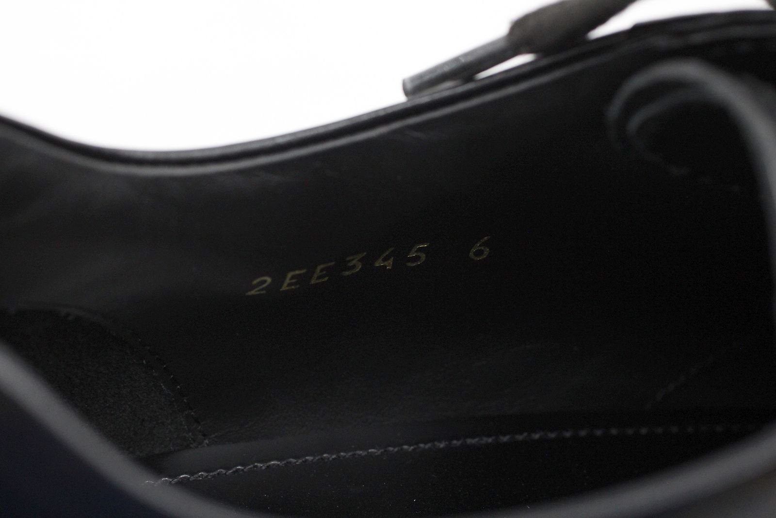 2025新作！ PRADA プラダ ブラッシュドレザーダービーシューズ 6 25~25.5cm相当 2EE345 革靴 参考価格