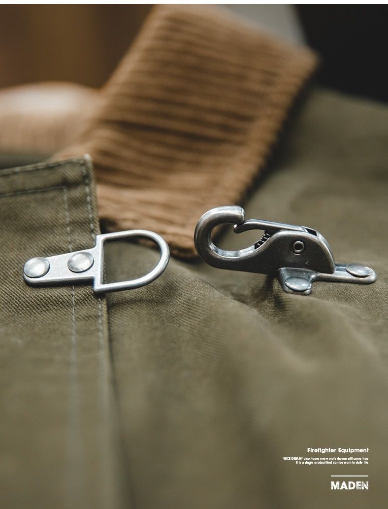 コットンキャンバスファイヤーファイターコート