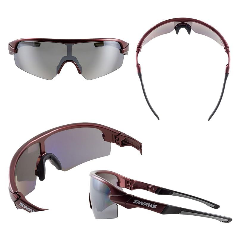 スワンズ SWANS STX DA-0018-STRIX D.A. MBK マットブラック サングラス 野球 ベースボール スポーツ 暑さ対策 スポーツサングラス SWANS(スワンズ)日本製スポーツサングラスSTRIX D.A.(ストリックス