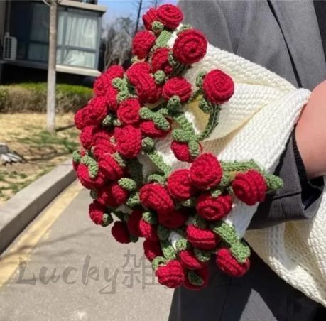 ブーケブランケット ハンドメイド 大きいバラ ピンク系 かぎ針編み 枯れない花 ブーケブランケット ブーケブランケット ハンドメイド 大きいバラ