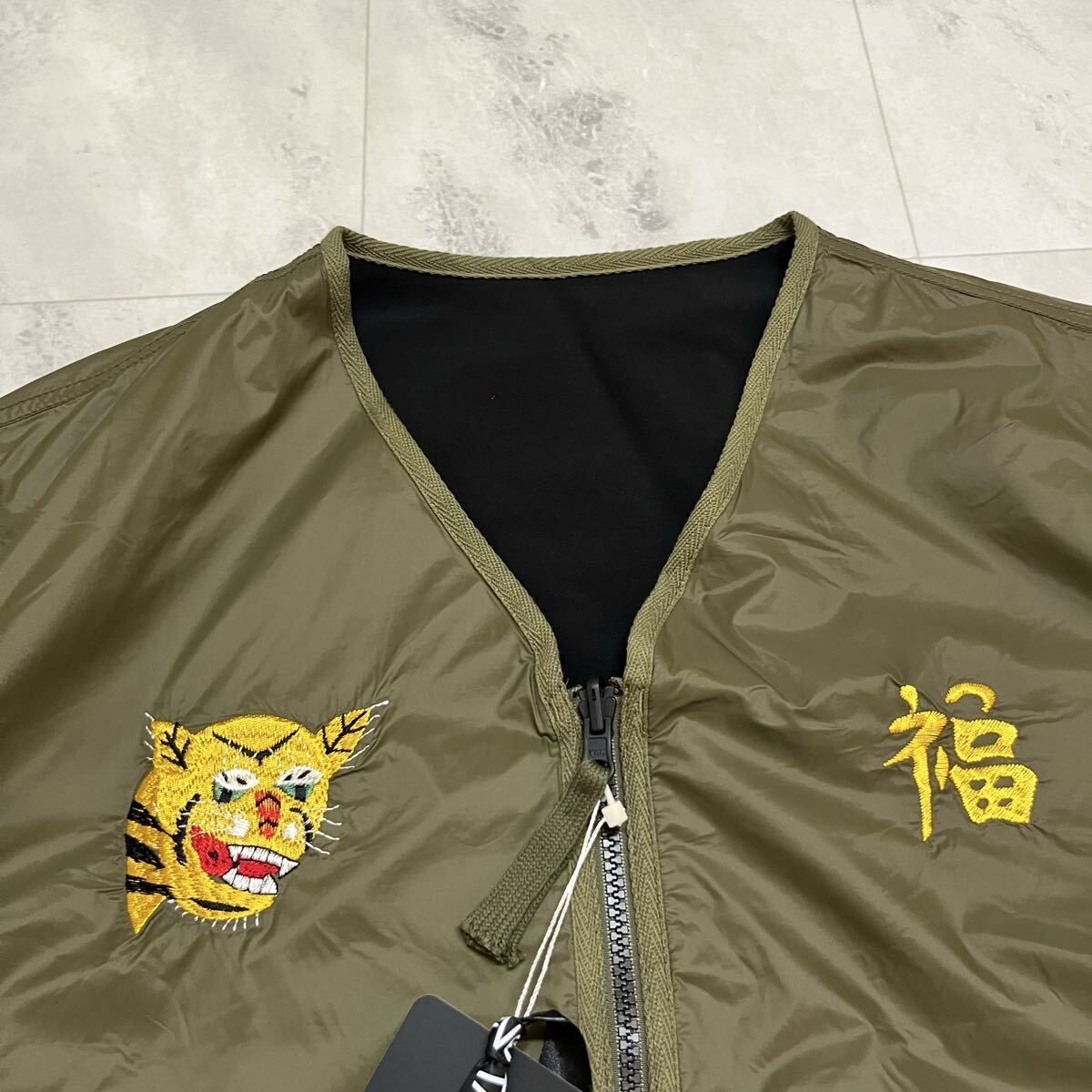 新品 TAION タイオン ナイロンジャケット リバーシブル ベトジャン 刺繍 TAION/タイオン】JAPAN SPECIAL REVERSIBLE 