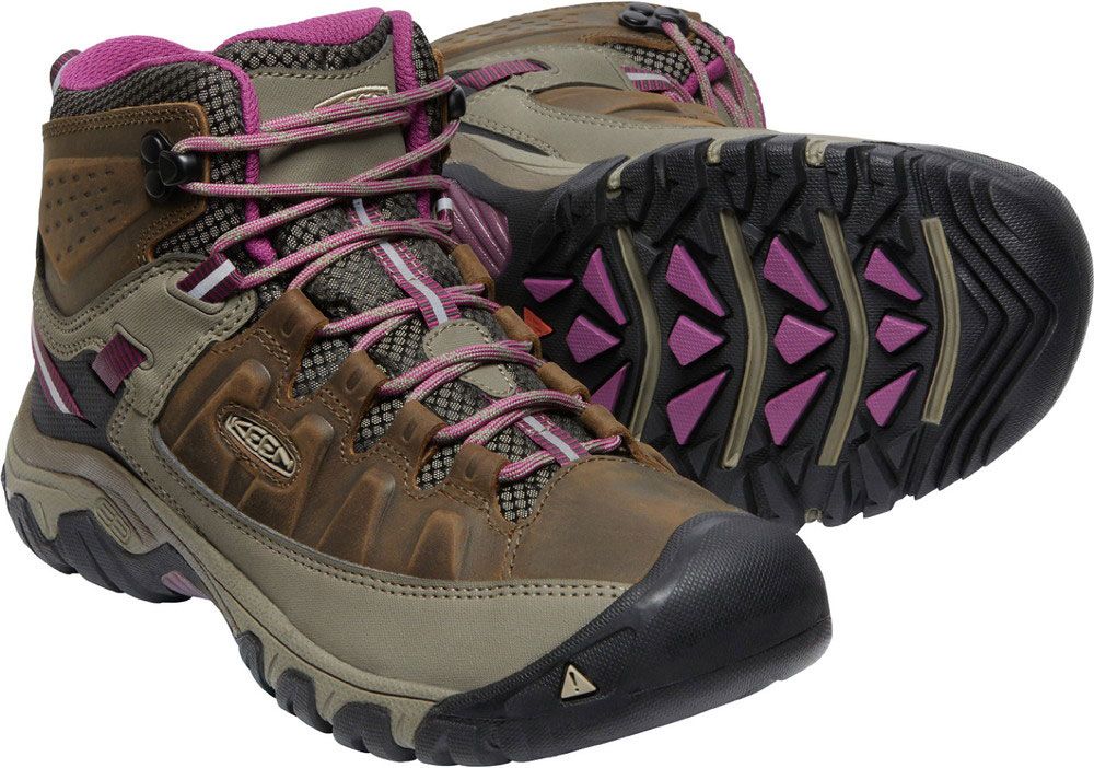 キーン KEEN アウトドア TARGHEE III MID WP W レディース トレッキングシューズ ハイキングシューズ 防水 登山 ミッドカッド 1018178 WEISS|BOYSEN