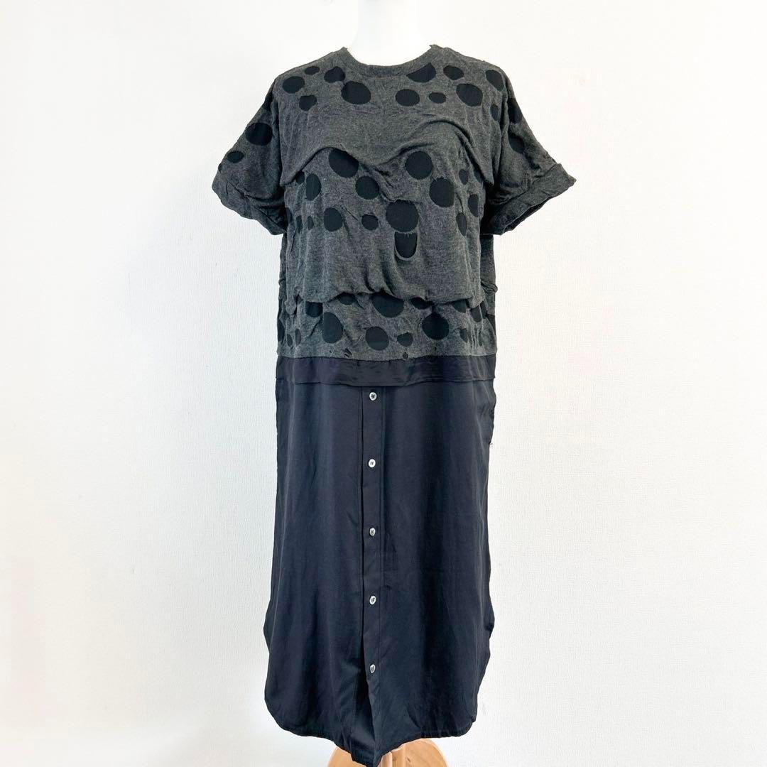 KEI Hayama PLUS ケイハヤマプリュス ロングワンピース 水玉